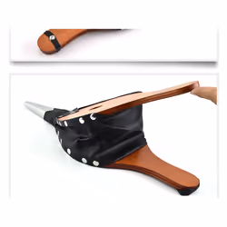 Vintage Wooden Manual Handmade Air Blower Fan Blower For Barbecue
