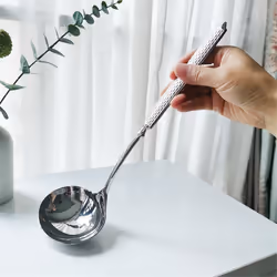 Kitchen Soup Ladle 304 Stainless Steel Punch