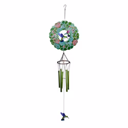 Wind Chimes with Bird Wind Spinner 42.1Inch Windchimes Outdoor Decor