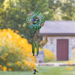 Wind Chimes with Bird Wind Spinner 42.1Inch Windchimes Outdoor Decor