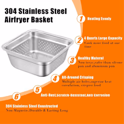 Replacement Tray Mesh Basket for Air Fryer Basket