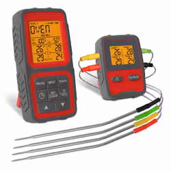 Wireless Meat Thermometer with four Meat Probe Kitchen