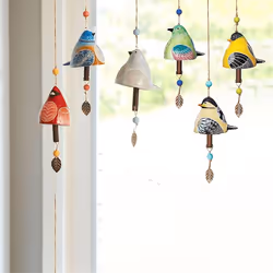 Bird Song Bell Garden Decoration Bird Song Bell Wind Chime,C