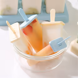 Ice Cream Popsicle Mold, DIY Ice Cream Maker, Popsicle Mold Blue