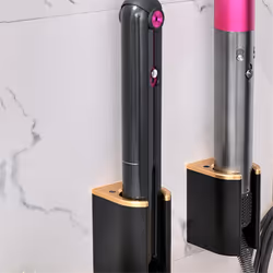 Wall Mount Curling Iron Holder for Styler Storage