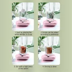 USB Coffee Mug Stirring Saucer Automatic Stirring and Quick Chill A