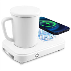 Wireless Charger Base Thermostatic Coaster For Office/Home EU Plug