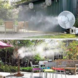 12 Inches Summer Cooling Fan Kit, Water Fan Kit, Suitable for Gardens