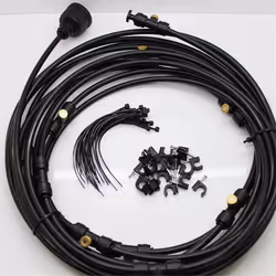 18M Tap Water Garden Set Low Pressure Mist System Courtyard Cooling