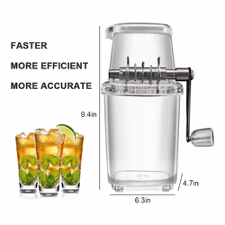 Ice Crusher Manual Rotary Ice Crusher Cocktails Machine Home B