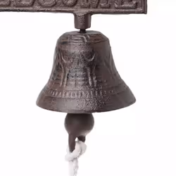 Vintage Garden Antique Doorbell, Wall Mounted Metal Doorbell,A
