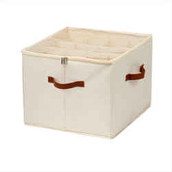 Shoe Storage Organizer, Shoe Organizer for Closet, Shoes Box beige