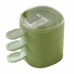 New Creatives Multi-Layer Ice Cream Mold, Popsicle Mold Green