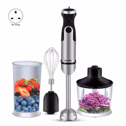 Hand Blender, Variable Speed Blender, Meat Grinder UK Plug