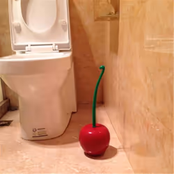 3PCS Cherry Toilet Brush Bathroom Brush Cleaner