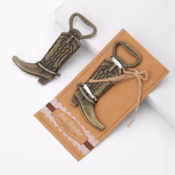 Cowboy Boot Bottle Openers, Beer Bottle Openers old cyan
