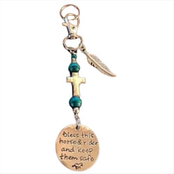 Saddle and bridle charm clip, saddle and bridle charm clip, A