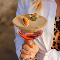 Wine Glass Charcuterie Topper for Appetizer Plates 3pcs