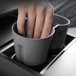 Gray Drink Cup Holder for Water Cup Slot Storage Holder