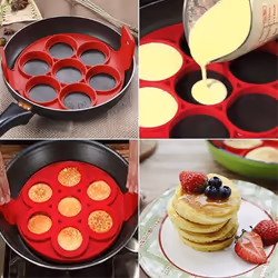 Universal Flip Cooker Pancake Mold, Multifunctional Pancake Mold