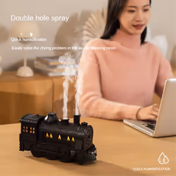 Train Aromatherapy Cool Mist Diffuser Air Humidifiers UK Plug