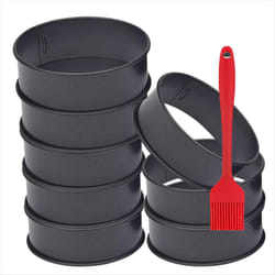 8 Pack Stainless Steel English Muffin Rings