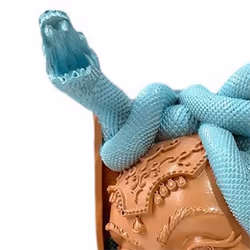 MedusaHead Book Nook Decorative Bookends Unique Snake Women Face Book