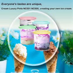 Ripple ice cream cup for Creami ice cream storage cup