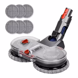 Electric mop attachment for V8 V10,dual rotating motors
