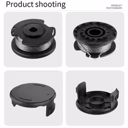 String Trimmer F016800569 Spool Line with Spool Cover for