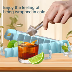 Grids Ice-Cube Tray Plastic Ice-Cube Maker Sphere Mold Kitchen Tool,B