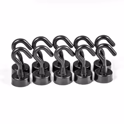 20PCS Magnetic Hooks Punch-Free Wall Magnet Hook
