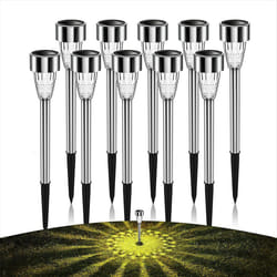 10PCS Solar Light Outdoor Water-Resitant LED Lighting Solar Powered C