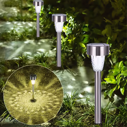 10PCS Solar Light Outdoor Water-Resitant LED Lighting Solar Powered C