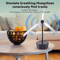 4PCS Fly Fans for Tables Portable Tabletop Fly Spining Fan