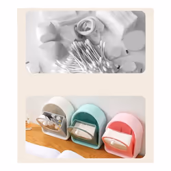 Punch-free Storage Box Wall-mounted Organizer Green