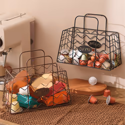 Coffee Pod Basket Coffee Bar Accessories Espresso Capsule Holder,A
