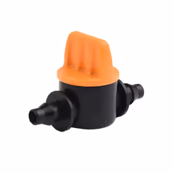 100PCS Mini Valve For 4/7mm Hose Irrigation Barbed