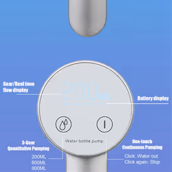 Electric Water Gallon Pump Desktop Smart Drinking Water Pump