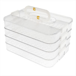 4 Layer Container for Refrigerator Organizing Storage Container