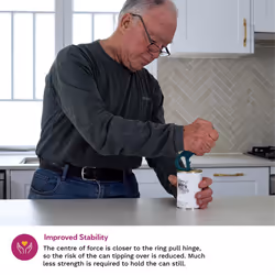 Ring Pull Can Tin Opener - Makes Cans and Tins Twice as Easy to Open