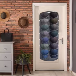 Baseball Cap Display Rack Door Back Wall Large Hanging Hat Storage