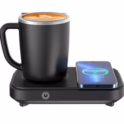3 In1 Smart Self Heated Refrigeration Coffee Mug Charger EU Plug