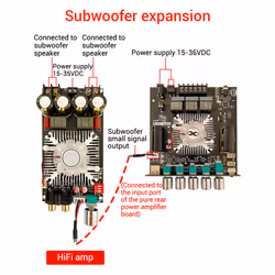 -ST21 Digital Power Amplifier Board 2.1 Channel 2x100W+200W