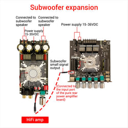 -ST21 Digital Power Amplifier Board 2.1 Channel 2x100W+200W