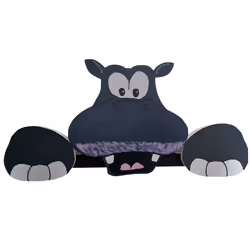 Animal Fence Peeking Yard Art Outdoor Fence