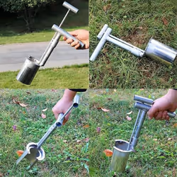 Bulb Planter Tool, Efficient Carbon Steel Planting Tool Set
