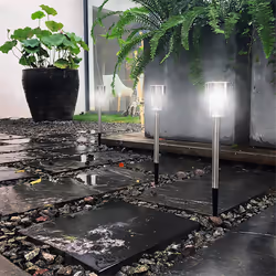 Colored Solar lawn lights, outdoor garden lights, household solar