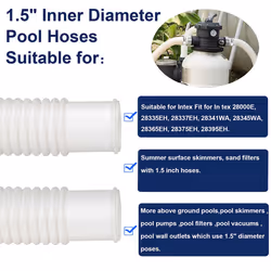 Replacement Hose 5 Filter Pump Hoses for 28337EH