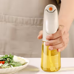 Olive Oil Sprays Bottle-Oil Mister with Wide Sprays for Cooking White